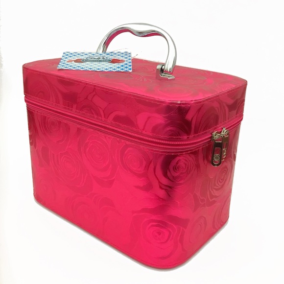 Karriage Mate Metallic Pink Rose Cosmetic Box - Picture 6 of 6